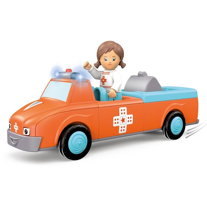 Машинка Toddys by Siku «Анна и Амби», с фигуркой машины toddys машина скорой помощи анна и амби