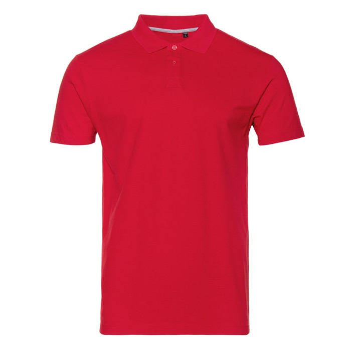Рубашка унисекс, размер 48, цвет красный