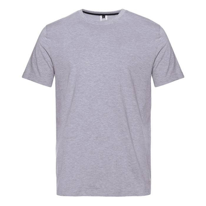 Футболка мужская, размер 56, цвет серый меланж футболка мужская размер m цвет серый меланж