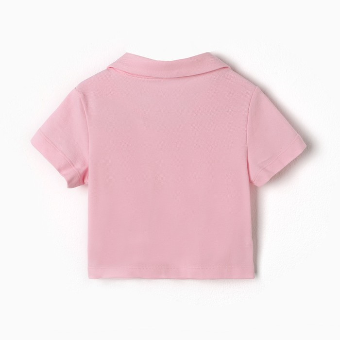 

Футболка-поло для девочки, цвет розовый, рост 122 см