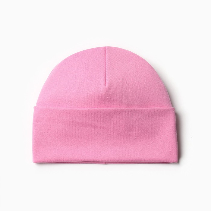 Шапка для девочки, цвет розовый, размер 50-52 шапка для девочки цвет ярко розовый размер 52 56