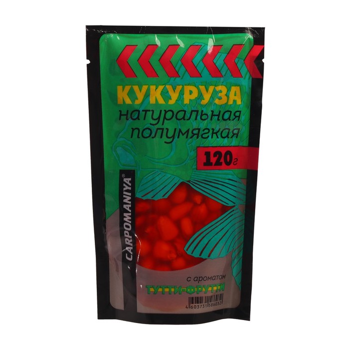 

Кукуруза полумягкая, цельная, с ароматом тутти фрутти, 120 г