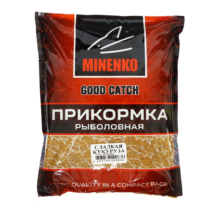 

Прикормка MINENKO Good Catch, Кукуруза, меланжевый, 700 г