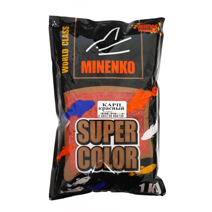 

Прикормка MINENKO Super Color, Карп Красный, 1 кг
