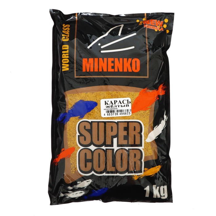 

Прикормка MINENKO Super Color, Карась Жёлтый, 1 кг