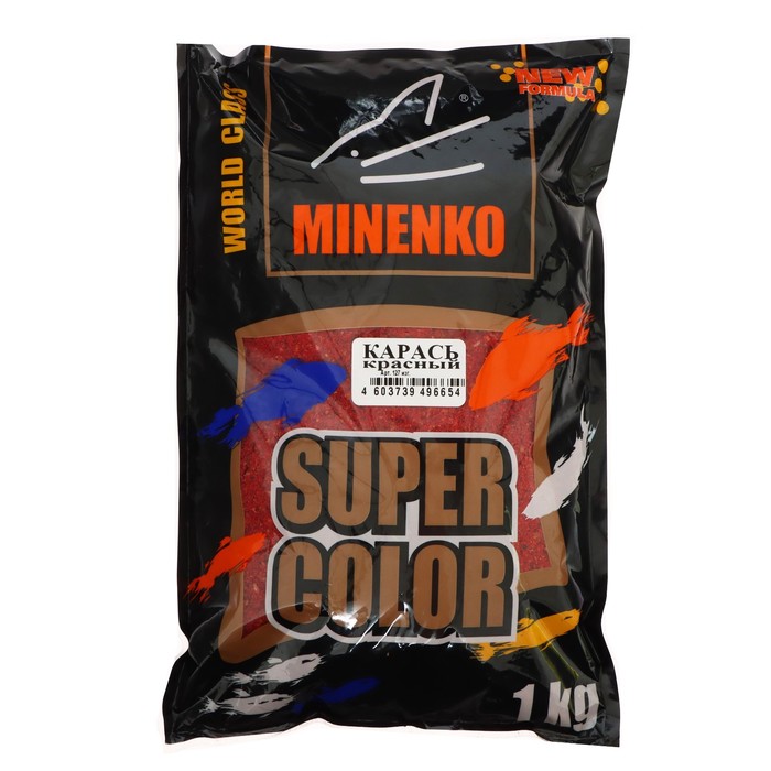 

Прикормка MINENKO Super Color, Карась Красный, 1 кг
