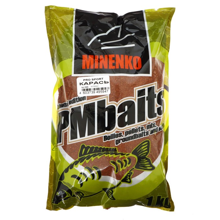 

Прикормка MINENKO Pro Sport, Карась, меланжевый, 1 кг