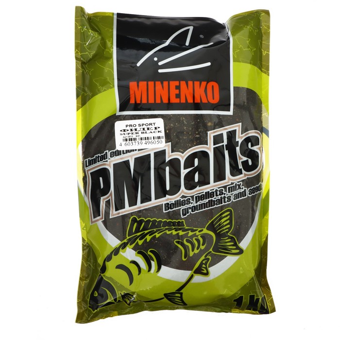 

Прикормка MINENKO Pro Sport, Фидер, Super Black, меланжевый, 1 кг
