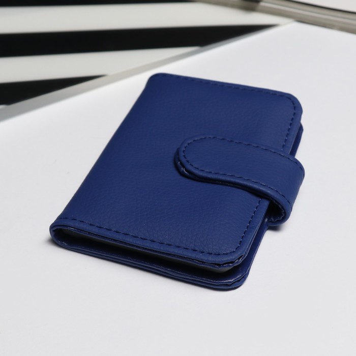 Визитница "Ясмин", 26 холдеров, синий