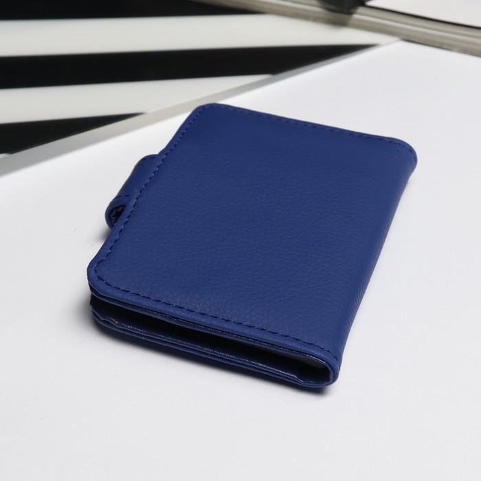 Визитница "Ясмин", 26 холдеров, синий