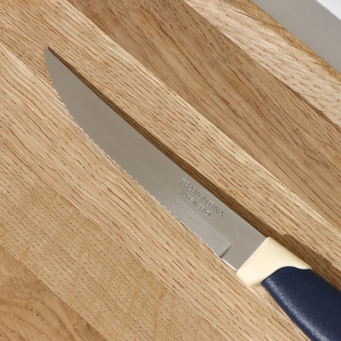 фото Нож кухонный для мяса tramontina multicolor, лезвие 12,5 см