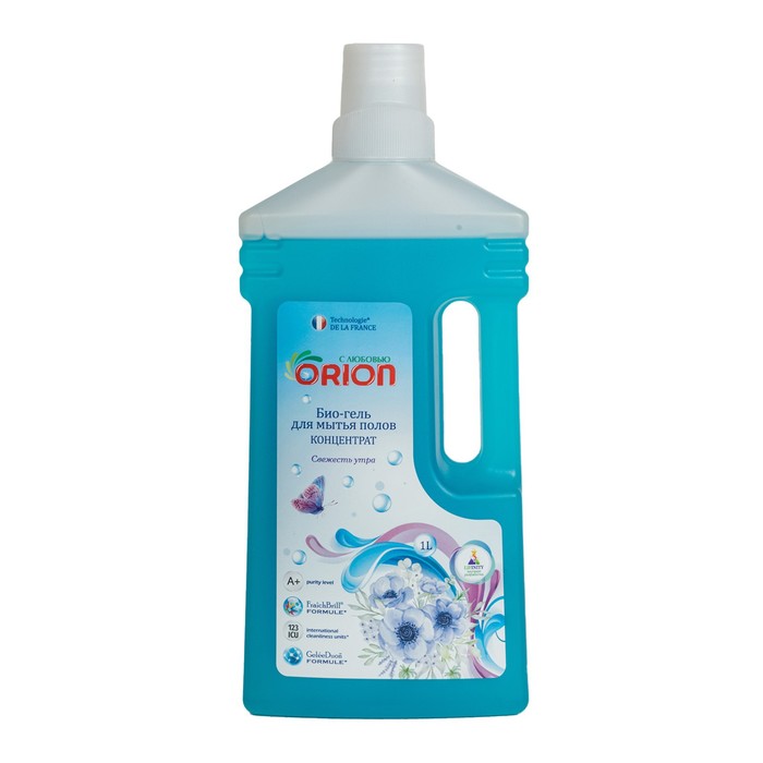Био-гель для мытья полов ORION «Свежесть утра», 1000 мл гель для мытья полов freshbubble свежий апельсин 1000 мл