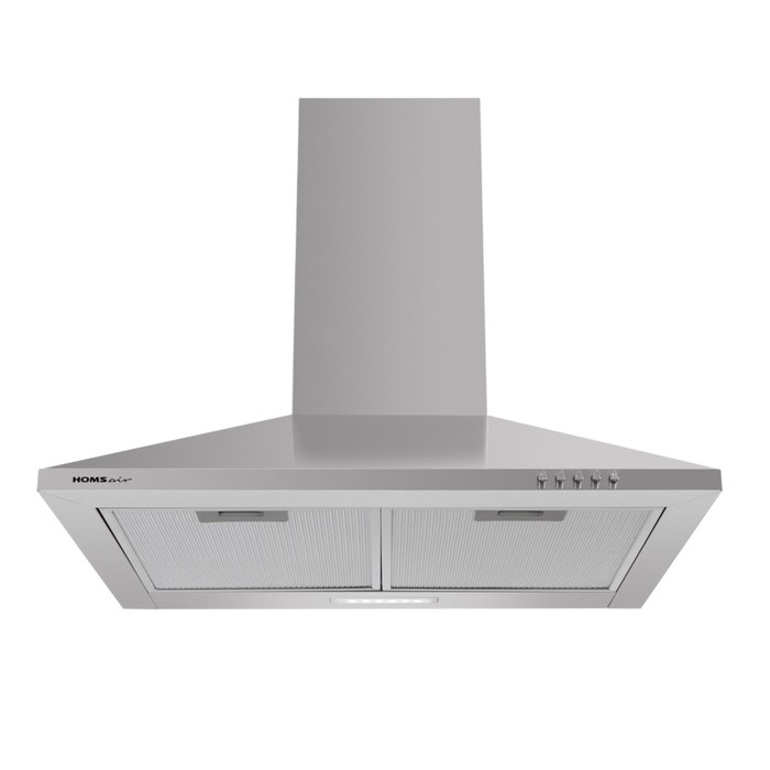 

Кухонная вытяжка HOMSair DELTA 60, 23 м2, 3 режим, нержавеющая сталь