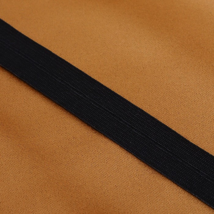 фото Резинка окантовочная, 15 мм, 20 м, цвет чёрный