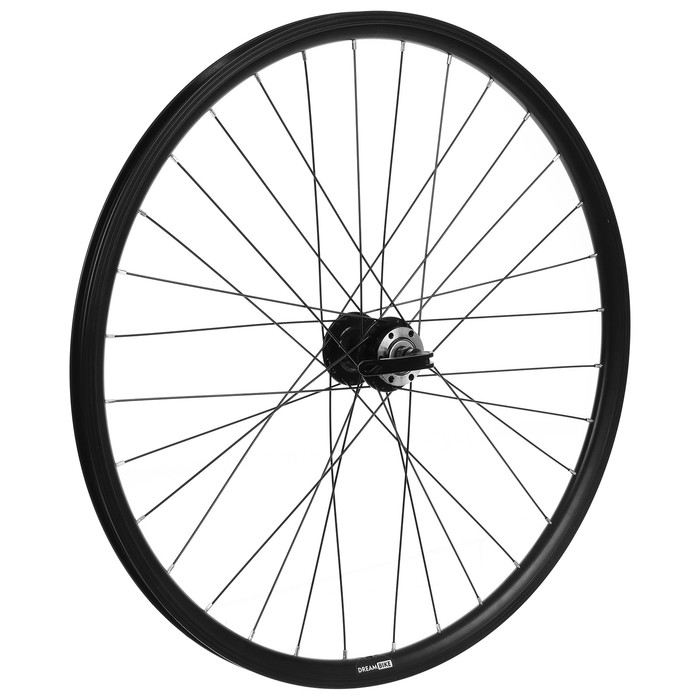 

Колесо 27.5" переднее Dream Bike, обод двойной алюминиевый, 32 спицы, под диск