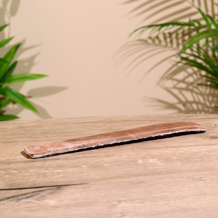 фото Подставка под благовония "цветы" дерево, стекло 25,5 см микс