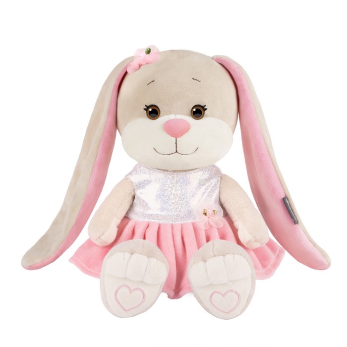 Мягкая игрушка «Зайка Лин в серебристо-розовом платье», 20 см зайка лин в подарок