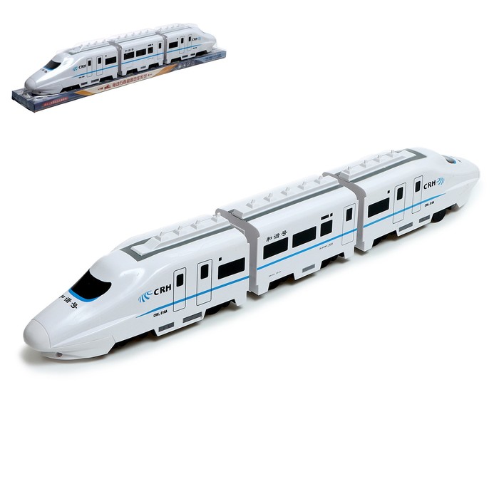 Поезд «Скорый», работает от батареек, свет и звук, длина 65 см поезд скорый работает от батареек свет и звук длина 65 см