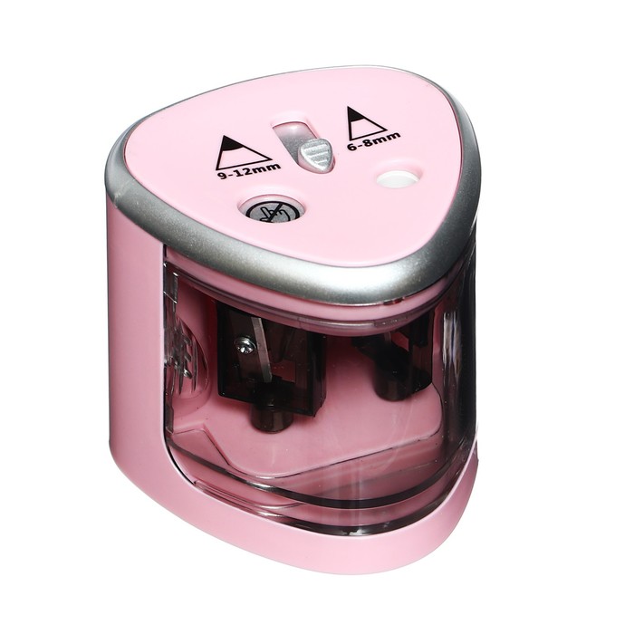 Точилка электрическая 2 отверстия BRAUBERG DUAL, питание от 4 батареек АА, розовая 270579 точилка электрическая 2 отверстия brauberg dual питание от 4 батареек аа розовая 270579