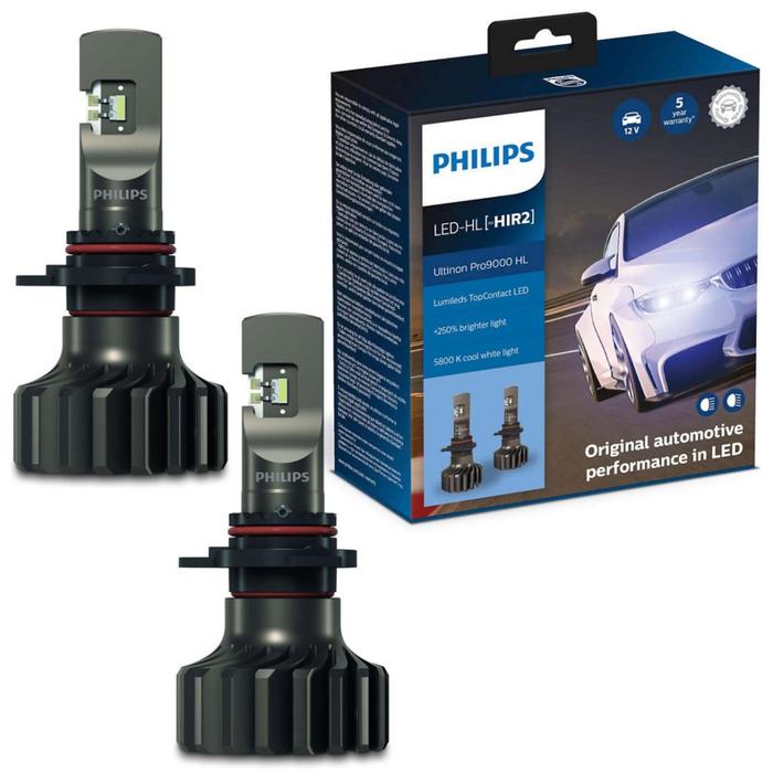 Лампа Philips HIR2 12/24V-LED (PX22d) 5800K 20W Ultinon Pro9000 HL LED, 2 шт, 11012U90CWX2 лампа philips h3 12 24v led pk22s 5800k 18w ultinon pro9000 hl led 2 шт 11336u90cwx2