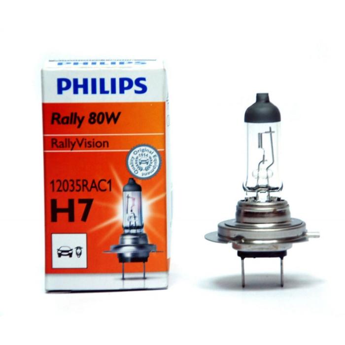 

Лампа автомобильная Philips H7 12 В, 80W (PX26d) Rally - тип 12035RAC1