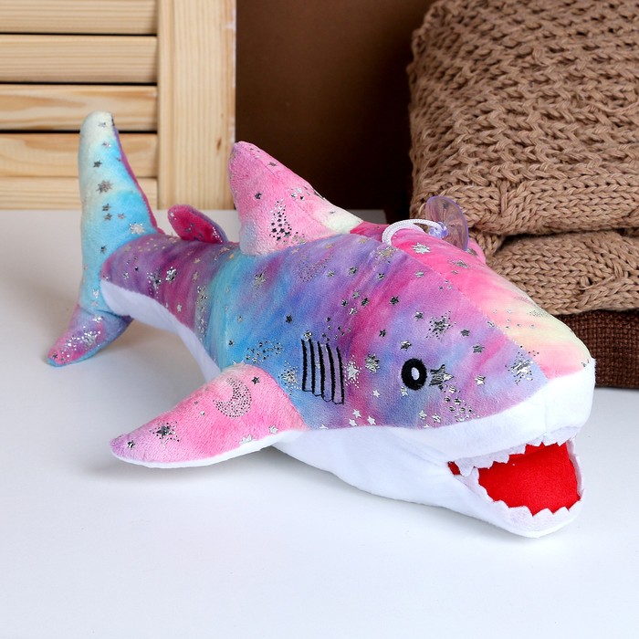 Мягкая игрушка «Акула», космос, 37 см мягкая игрушка акула молот 37 см