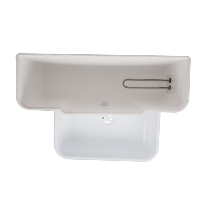 

Умывальник "Водолей", навесной, с ЭВН, 15 л, пластм. мойка 40х50 см, пластм. кран, белый