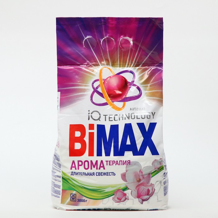 стиральный порошок bimax двойной эффект 100 пятен automat 6 кг Стиральный порошок BiMax Ароматерапия Automat, 3 кг