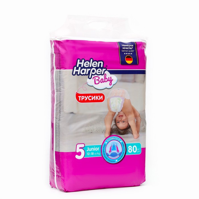 Трусики-подгузники Helen Harper Baby junior (12-18 кг), 80 шт