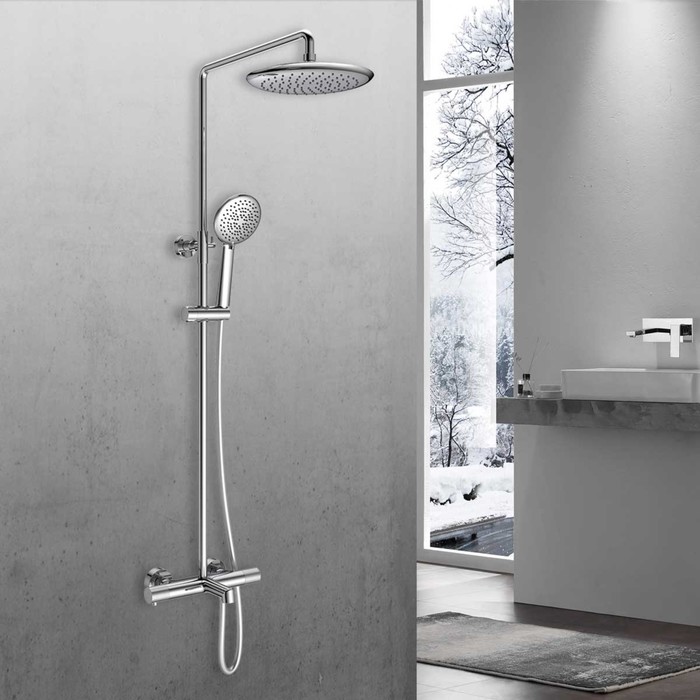 

Душевая система Vincea Desire VSFS-1D1TCH, термостат, тропический душ, душевой набор, хром 1001399