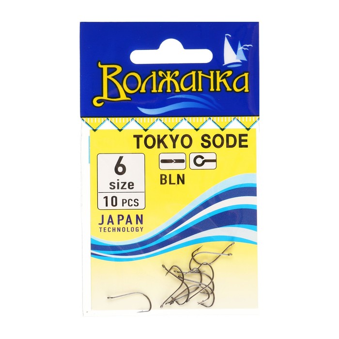 

Крючки "Волжанка" Tokyo Sode № 6, 10 шт