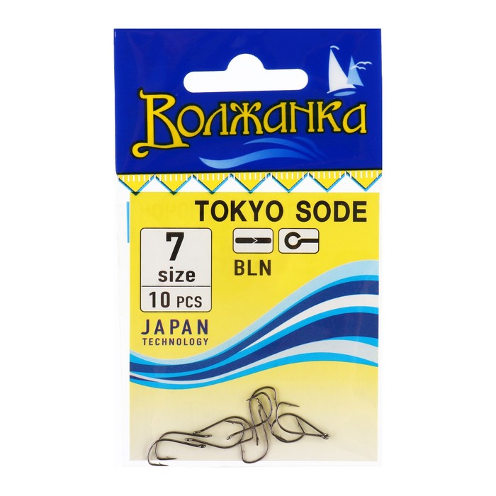

Крючки "Волжанка" Tokyo Sode № 7, 10 шт