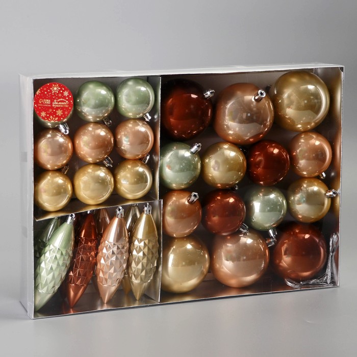 фото Набор украшений пластик 31 шт "пласкетта" грация, микс зимнее волшебство