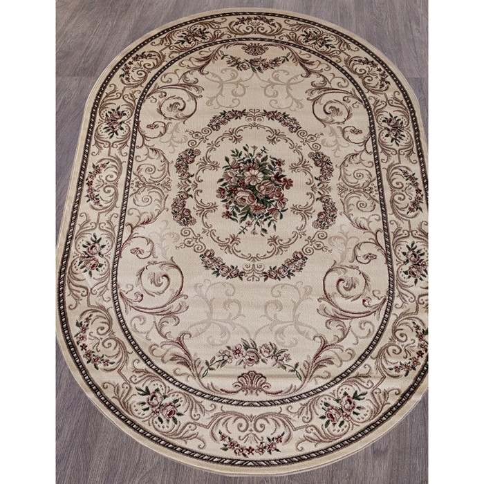 

Ковёр овальный Colizey D066, размер 80x150 см, cream