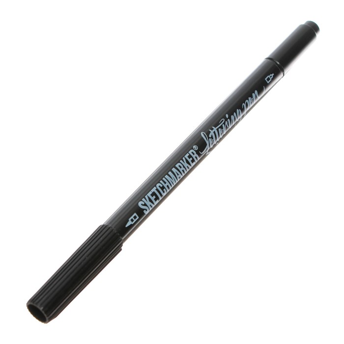

Маркер для леттеринга, Sketchmarker Lettering Pen (перо 0.7мм + кисть), чёрный