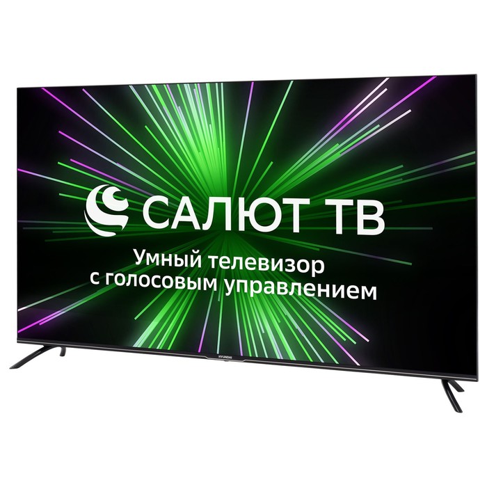 фото Телевизор hyundai h-led55bu7000,55",3840x2160, dvb-c/t2/s/s2, hdmi 3, usb 2, smarttv, черный