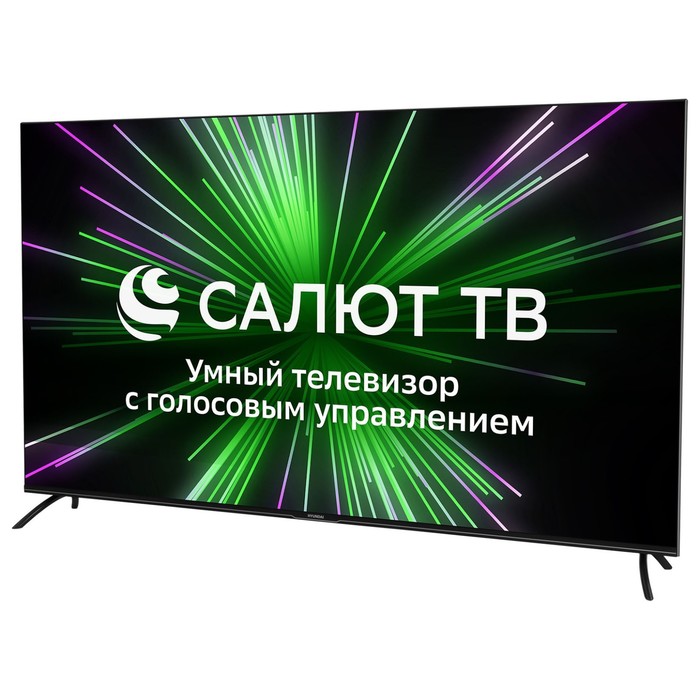 фото Телевизор hyundai h-led65bu7000,65",3840x2160, dvb-c/t2/s/s2, hdmi 3, usb 2, smarttv, черный