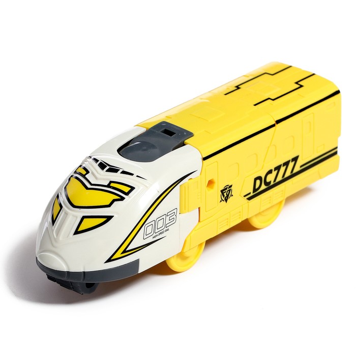 фото Робот «поезд», трансформируется, цвет жёлтый автоботы