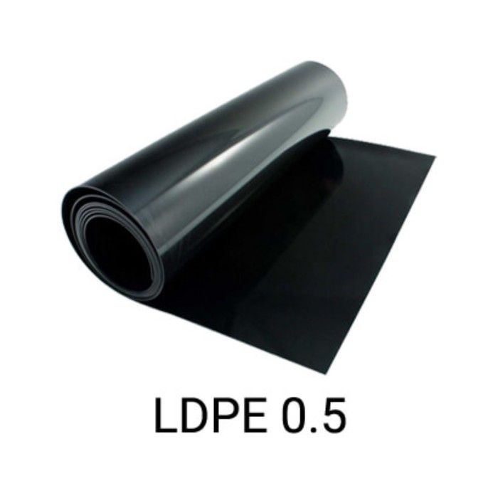 Геомембрана, 50 × 4 м, толщина 1 мм, чёрная геомембрана 50 × 4 м толщина 1 5 мм чёрная