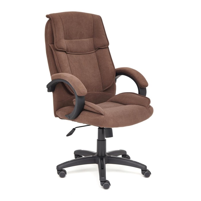 Кресло руководителя OREON флок, коричневый, 6 кресло руководителя style флок розовый 137