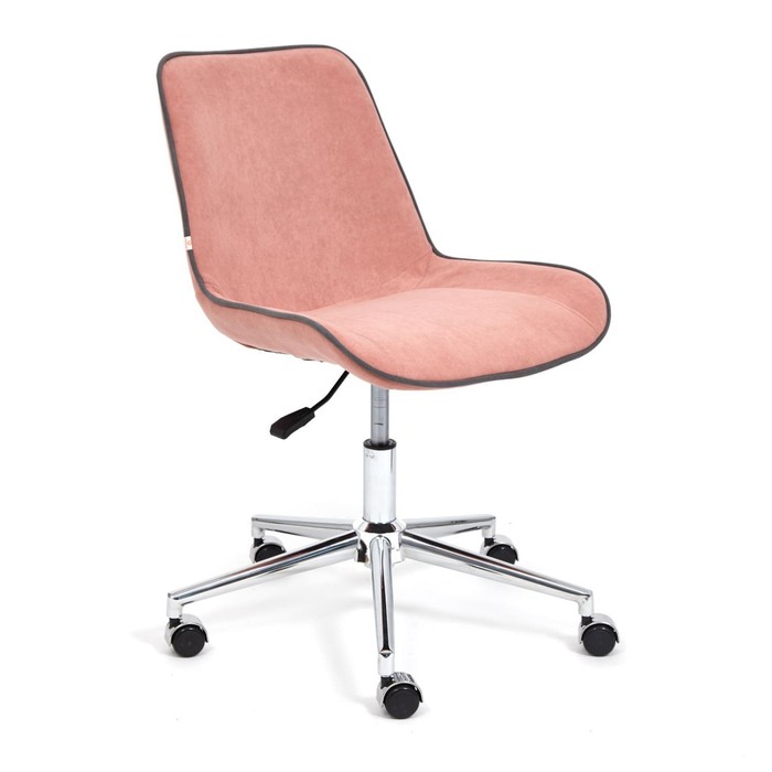 Кресло руководителя STYLE флок, розовый, 137 кресло руководителя york флок синий 32