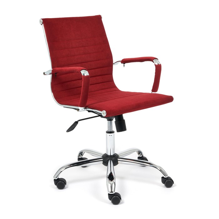 Кресло руководителя URBAN-LOW флок, бордовый, 10 кресло руководителя urban флок коричневый 6