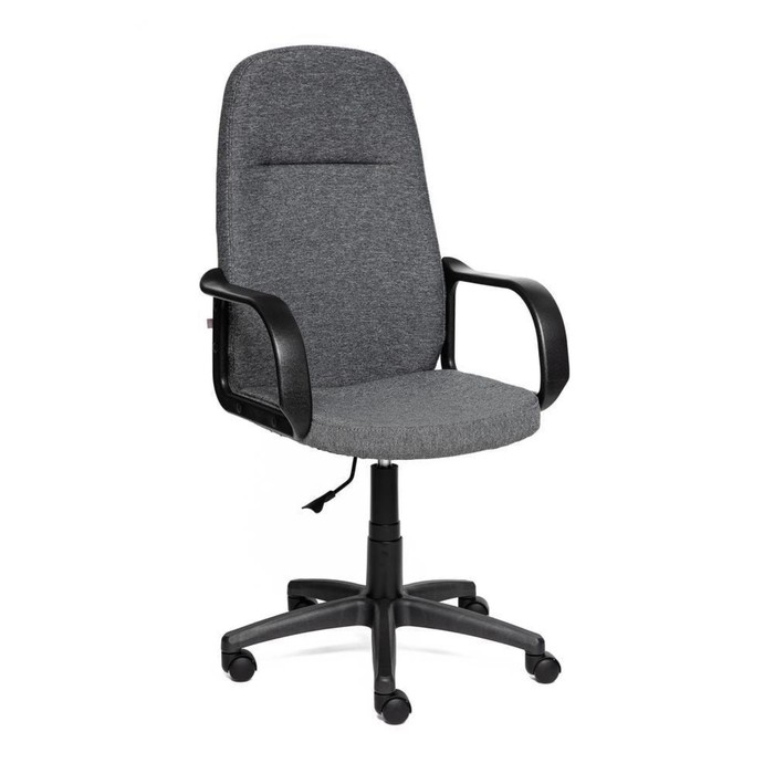 Кресло оператора LEADER ткань, серый, 207 кресло tetchair baggi кож зам ткань черный серый 36 6 207