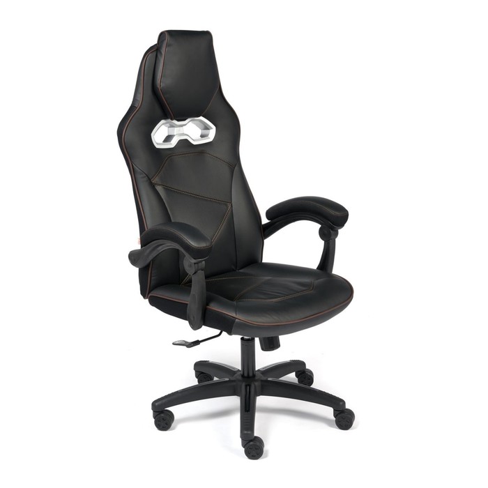 Кресло для геймеров ARENA экокожа, черный/черный карбон, 36-6/карбон черный кресло для геймеров karnox legend tr серый