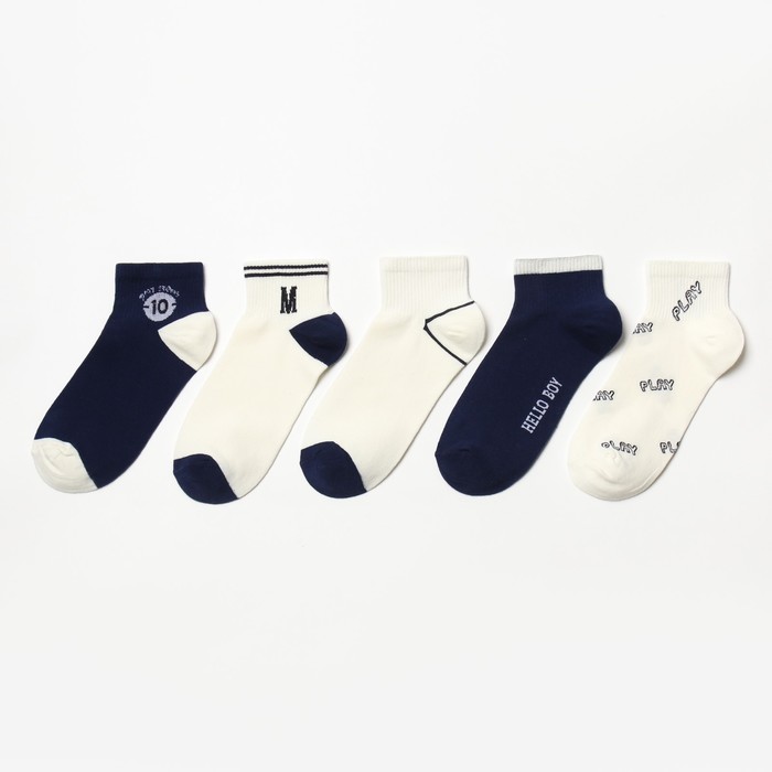 Набор укороченных детских носков MINAKU, р-р 35-38 (23-26 см) набор укороченных детских носков minaku цв р р 35 38 23 26 см