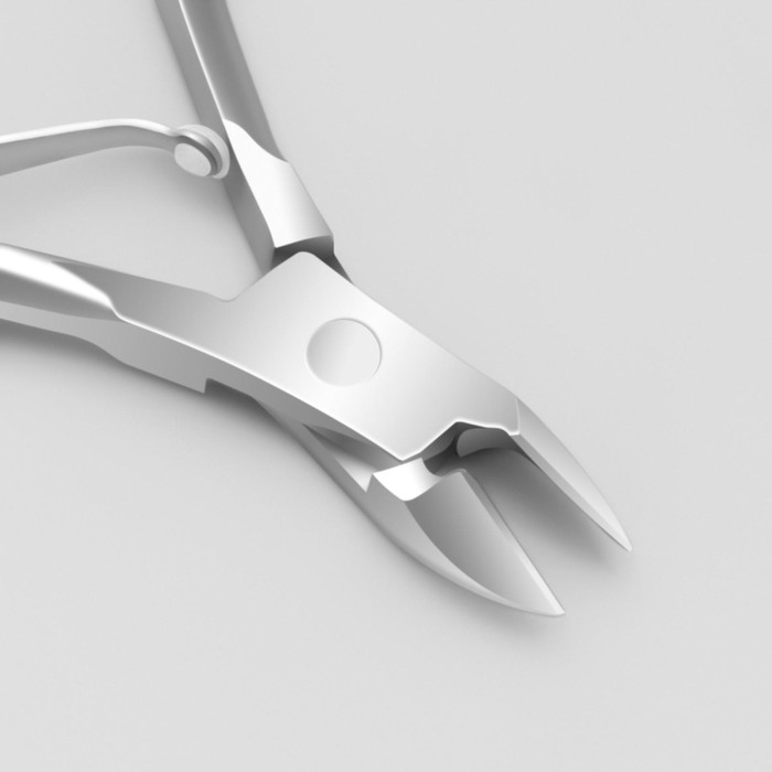 Кусачки маникюрные, одинарная пружина, 9см, рабочая область-9мм, цвет серебристый