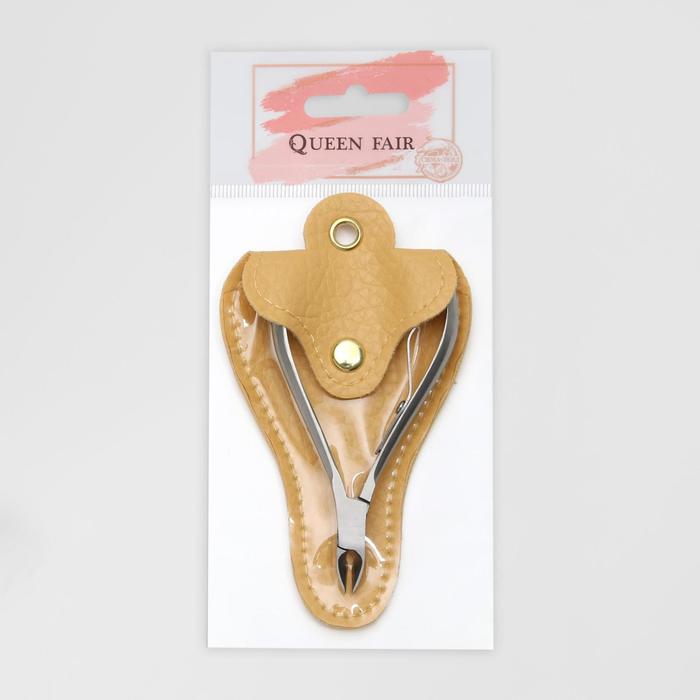 Кусачки маникюрные, одинарная пружина, 9см, рабочая область-9мм, цвет серебристый