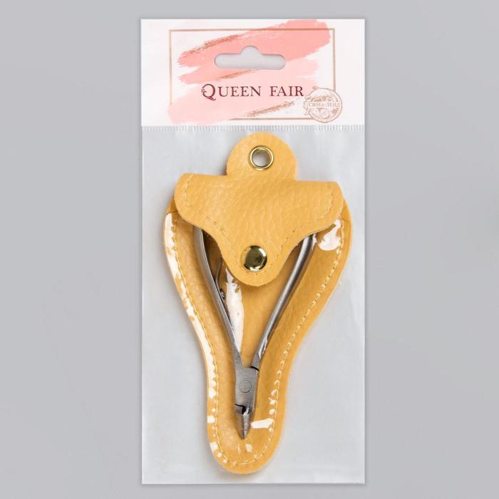 Кусачки маникюрные, одинарная пружина, 9см, рабочая область-9мм, цвет серебристый