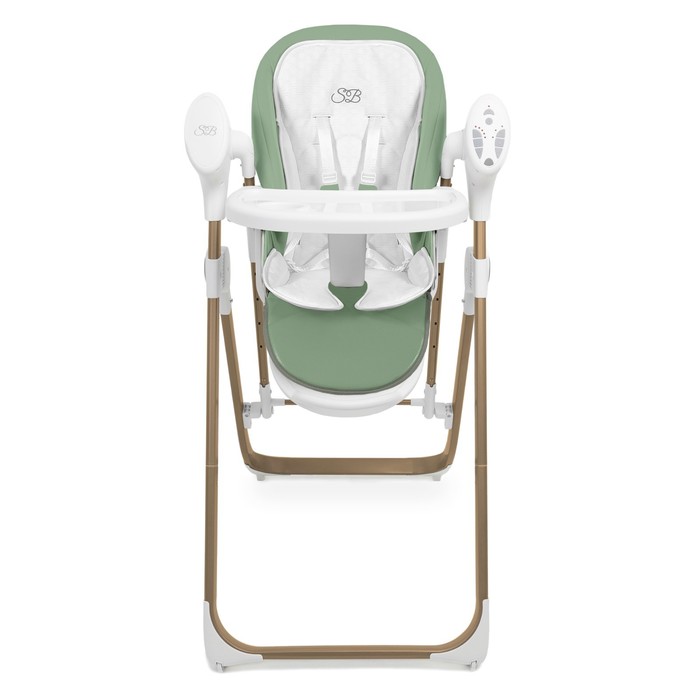 

Стульчик для кормления Sweet Baby Fiesta Gold Green, с функцией электрокачелей