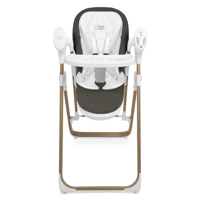 

Стульчик для кормления Sweet Baby Fiesta Gold Grey, с функцией электрокачелей